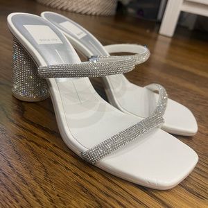 Dolce Vita Crystal Rhinestone Heels, Size 6.5